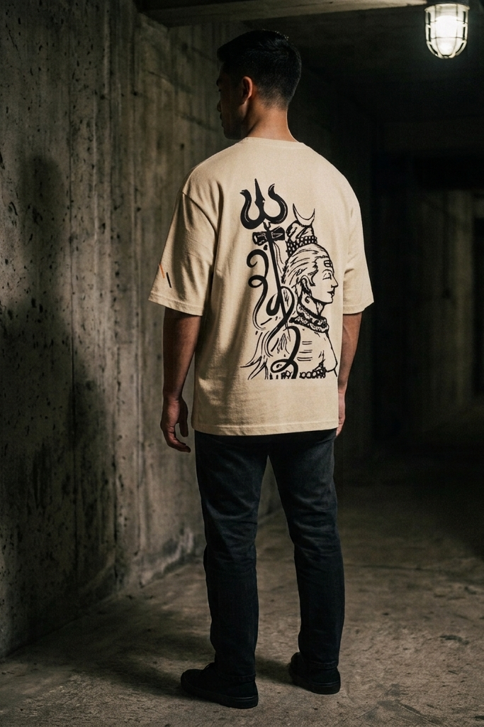 Reverence / Beige / Oversized Tee