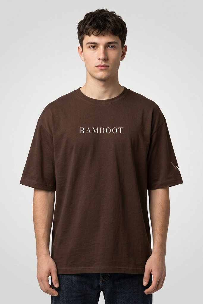 Ramdoot / Brown / Oversized Tee
