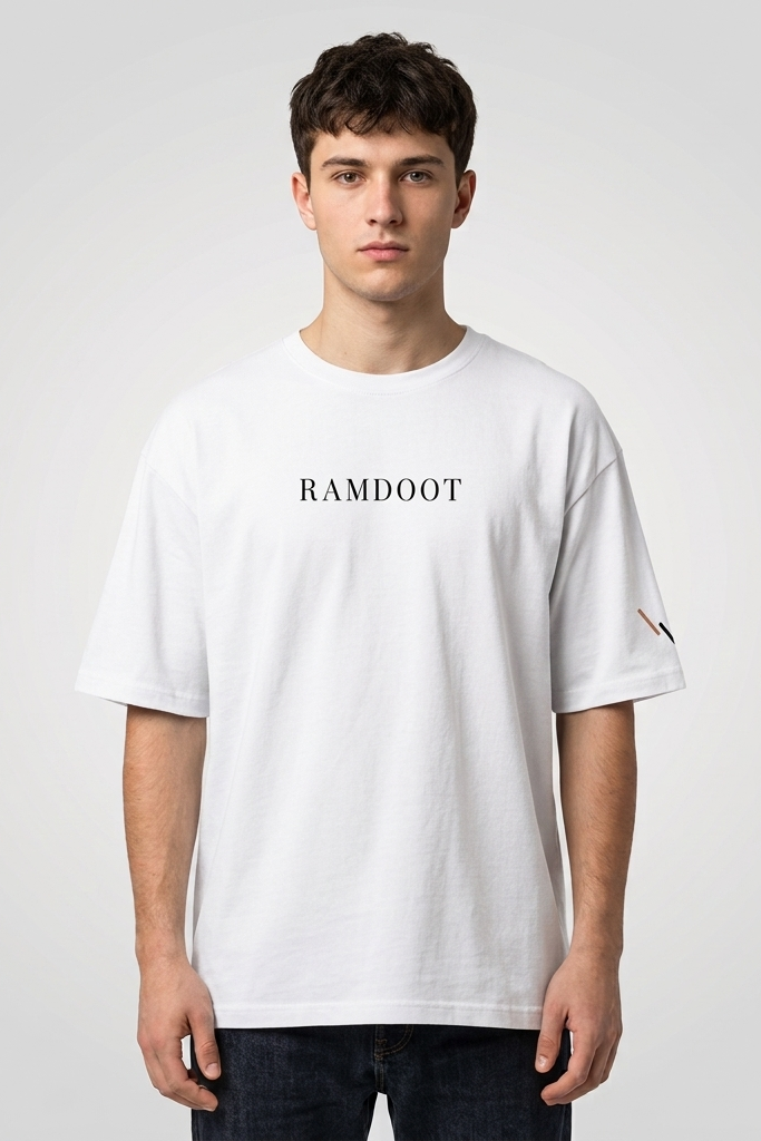 Ramdoot / White / Oversized Tee