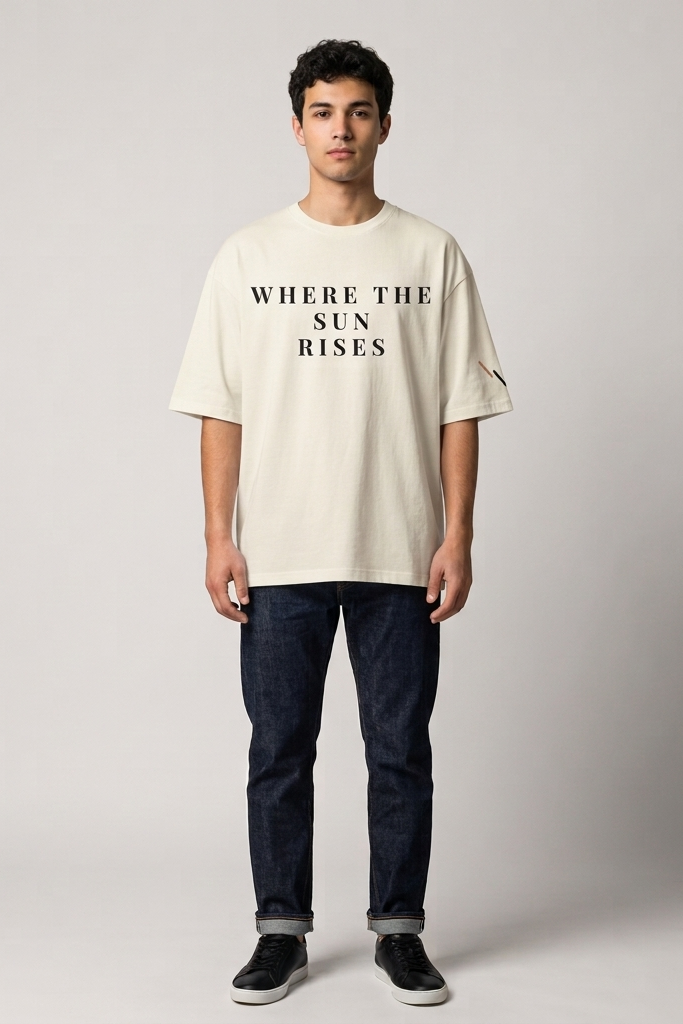 Horizon / Off-White / Oversized Tee
