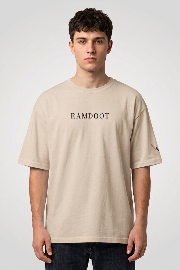 Ramdoot / Beige / Oversized Tee
