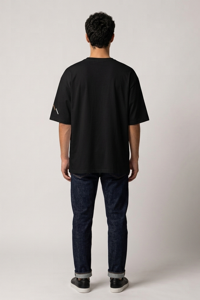 Horizon / Black / Oversized Tee