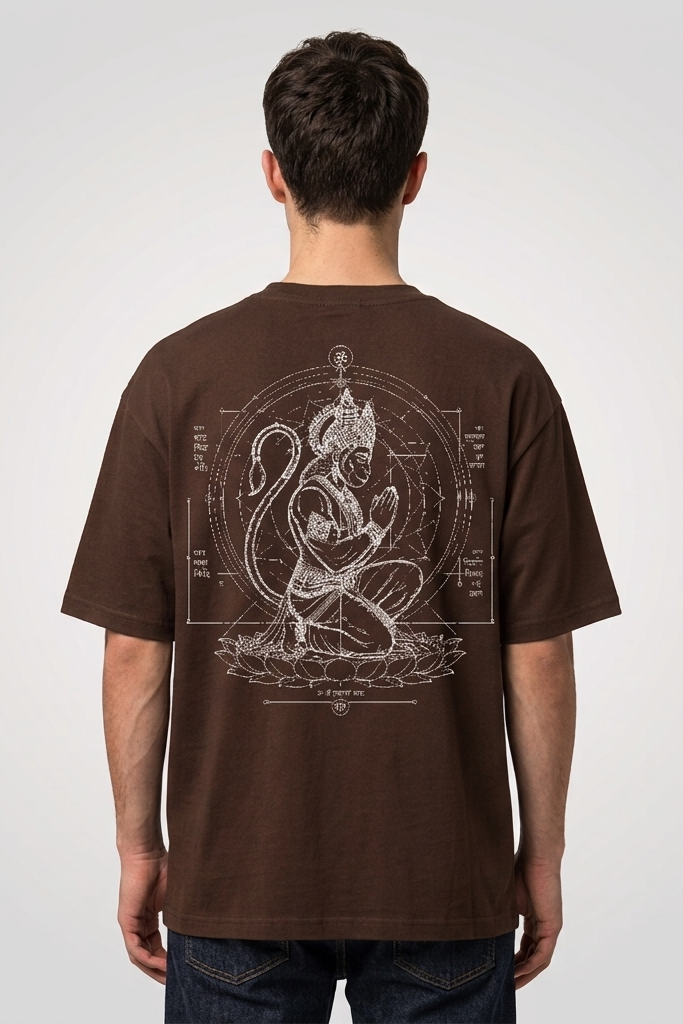 Ramdoot / Brown / Oversized Tee