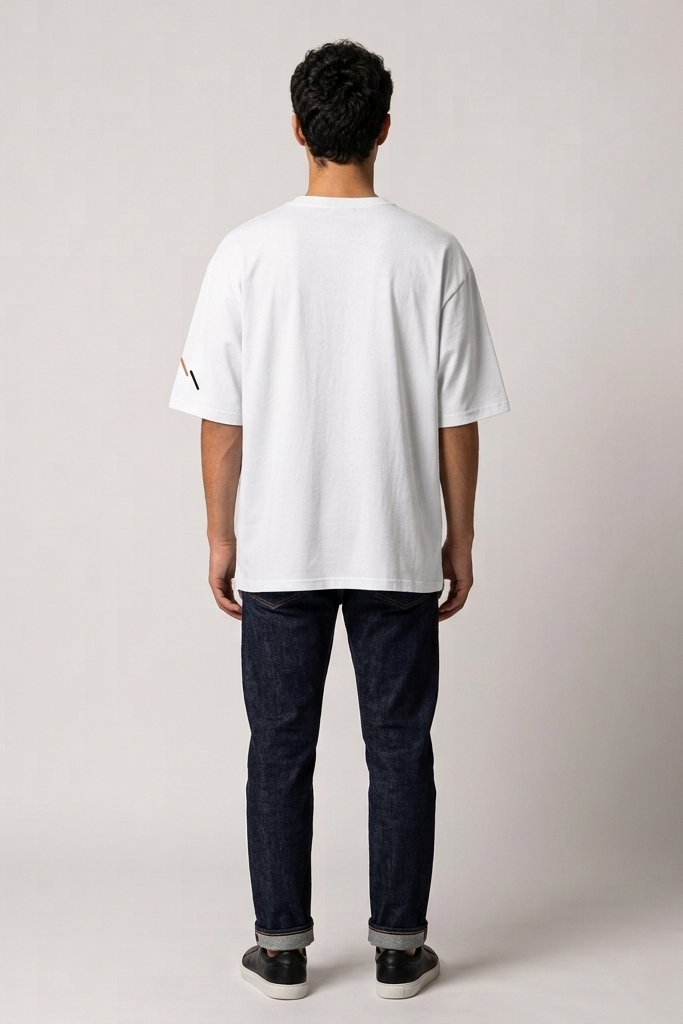 Horizon / White / Oversized Tee