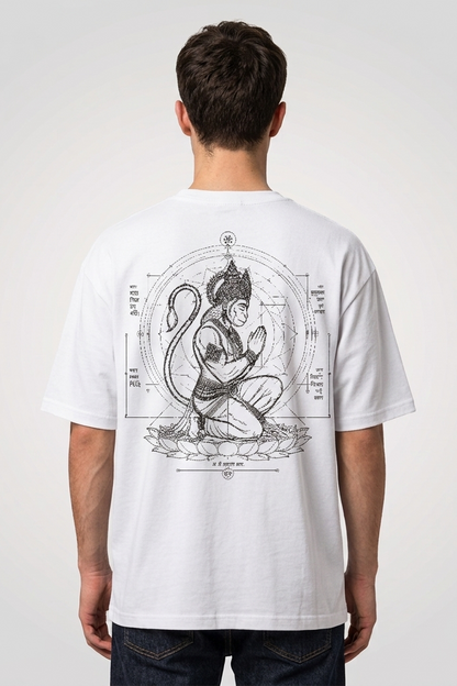 Ramdoot / White / Oversized Tee