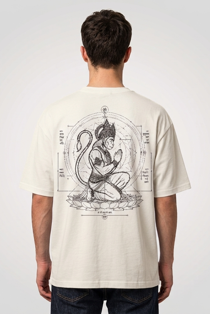 Ramdoot / Off-White / Oversized Tee