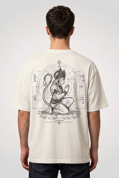 Ramdoot / Off-White / Oversized Tee