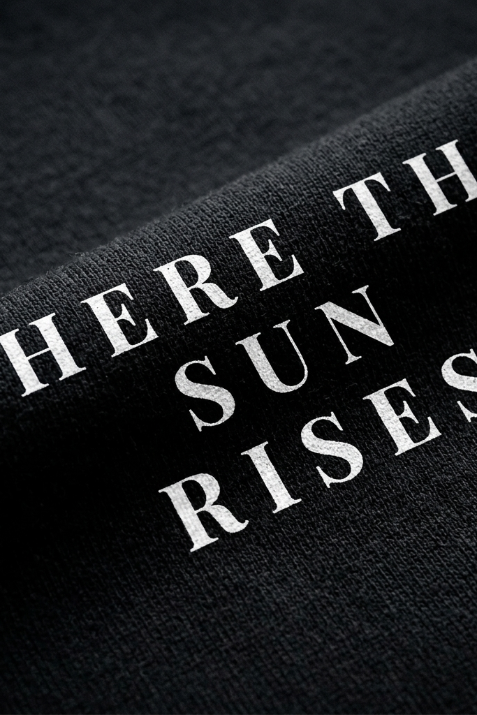 Horizon / Black / Oversized Tee