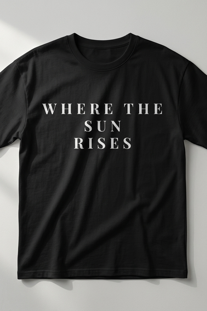 Horizon / Black / Oversized Tee