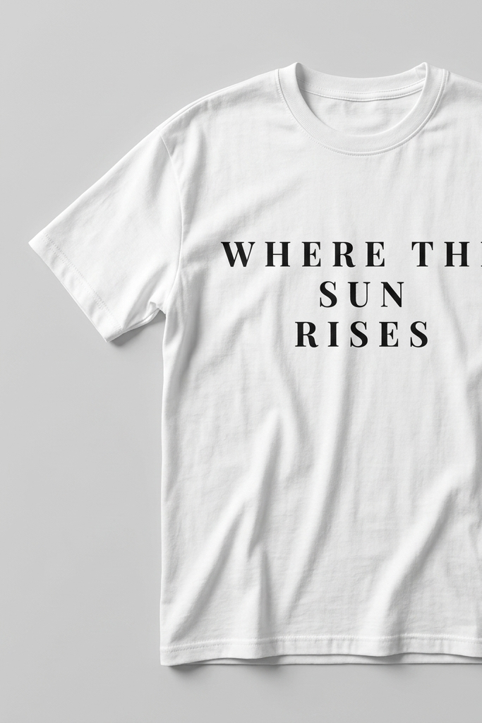Horizon / White / Oversized Tee