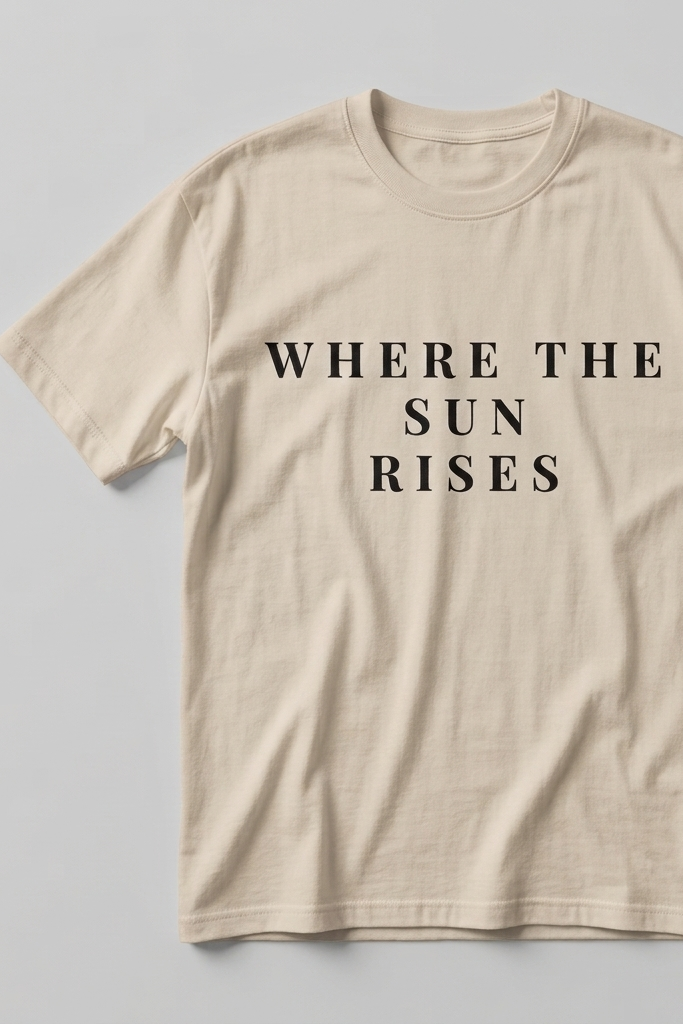 Horizon / Beige / Oversized Tee