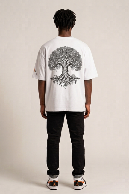 Heirloom / White / Oversized Tee