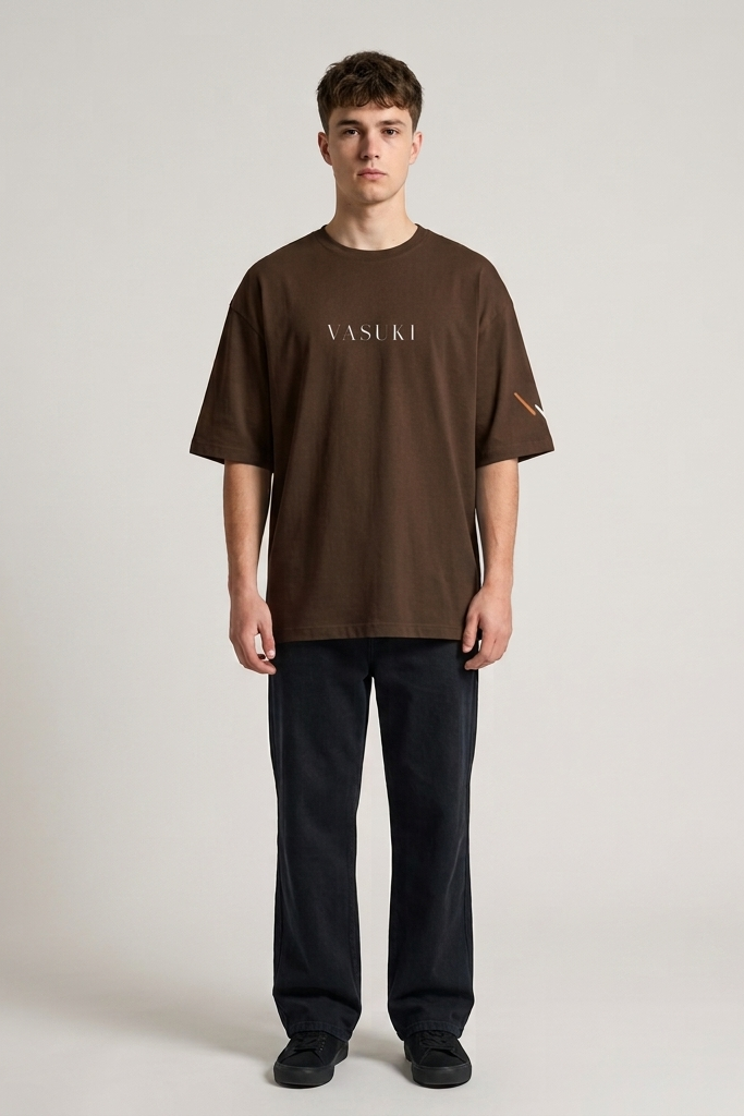 Vasuki / Brown / Oversized Tee