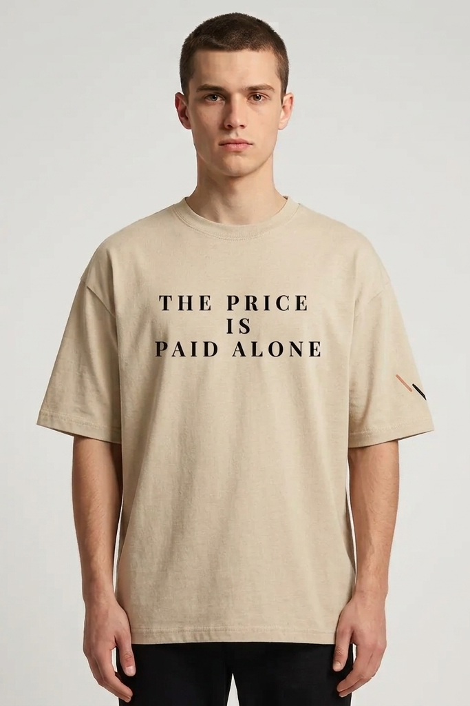 Solitude / Beige / Oversized Tee