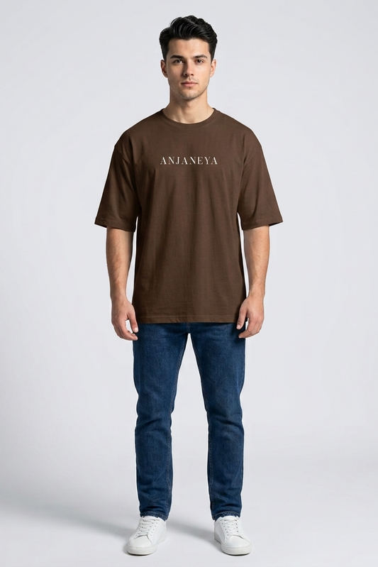 Anjaneya / Brown / Oversized Tee