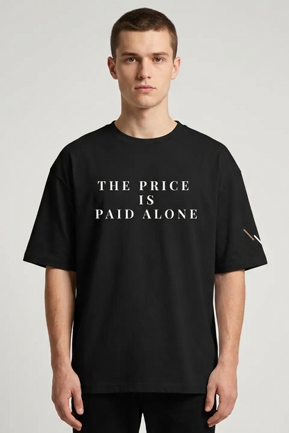 Solitude / Black / Oversized Tee
