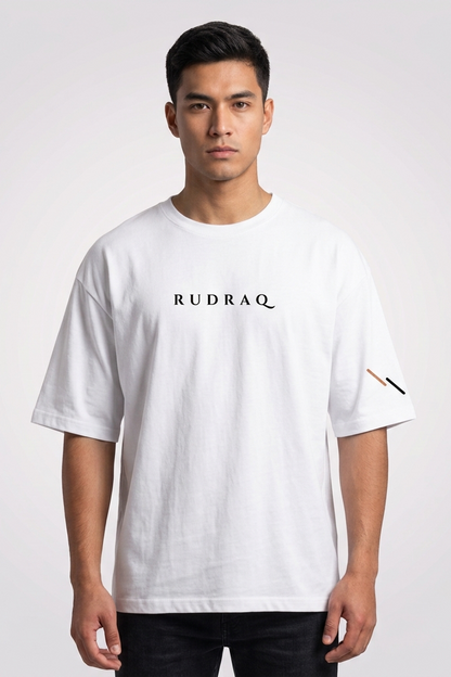 Stillness / White / Oversized Tee