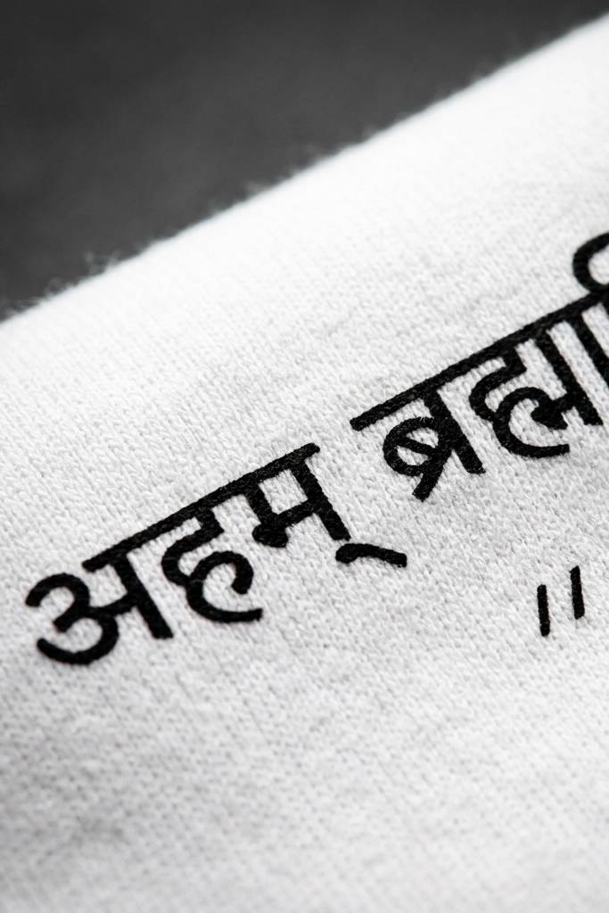 Advaita / White / Oversized Tee