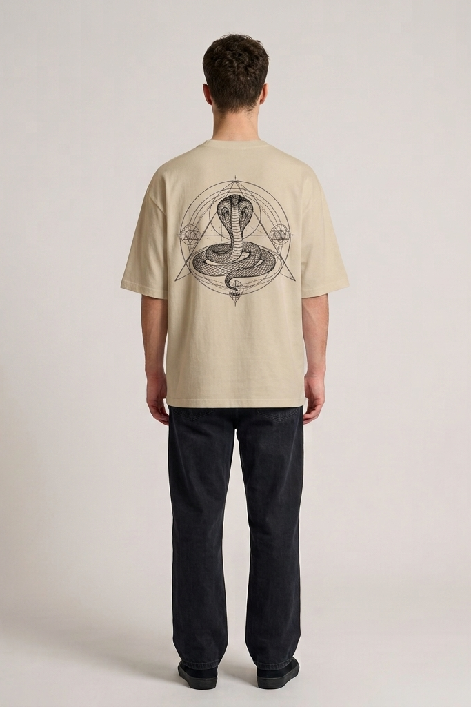 Vasuki / Beige / Oversized Tee