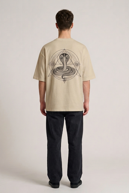 Vasuki / Beige / Oversized Tee