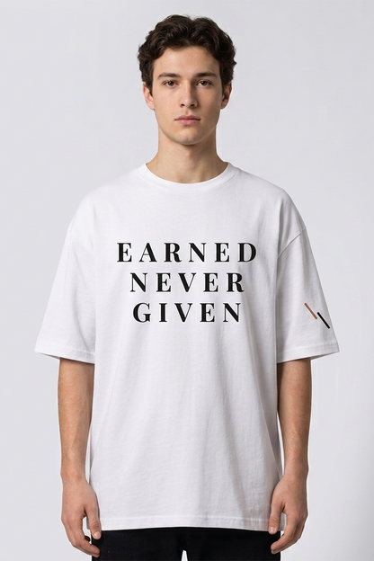 Forged / White / Oversized Tee