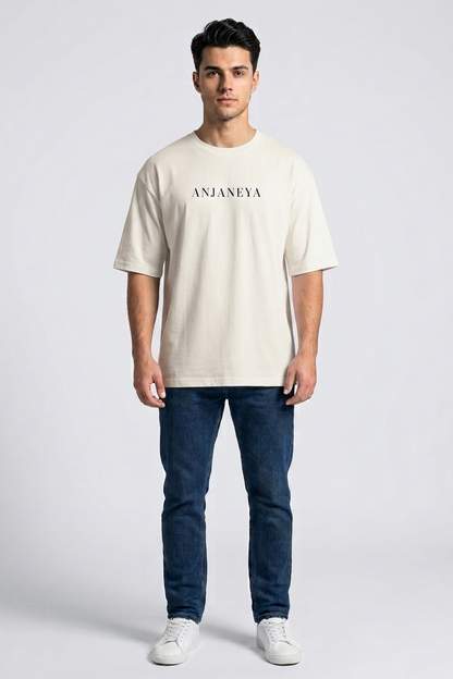 Anjaneya / Off-White / Oversized Tee