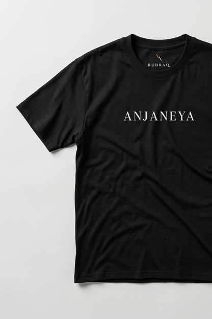 Anjaneya / Black / Oversized Tee
