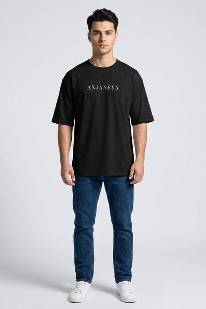 Anjaneya / Black / Oversized Tee