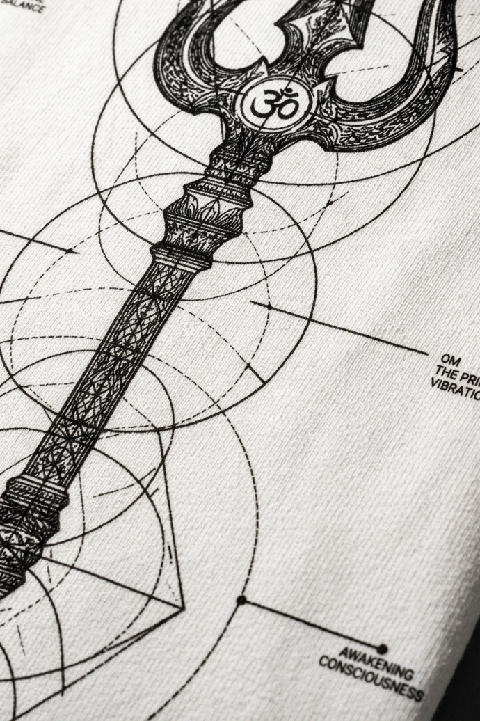 Triguna / White / Oversized Tee