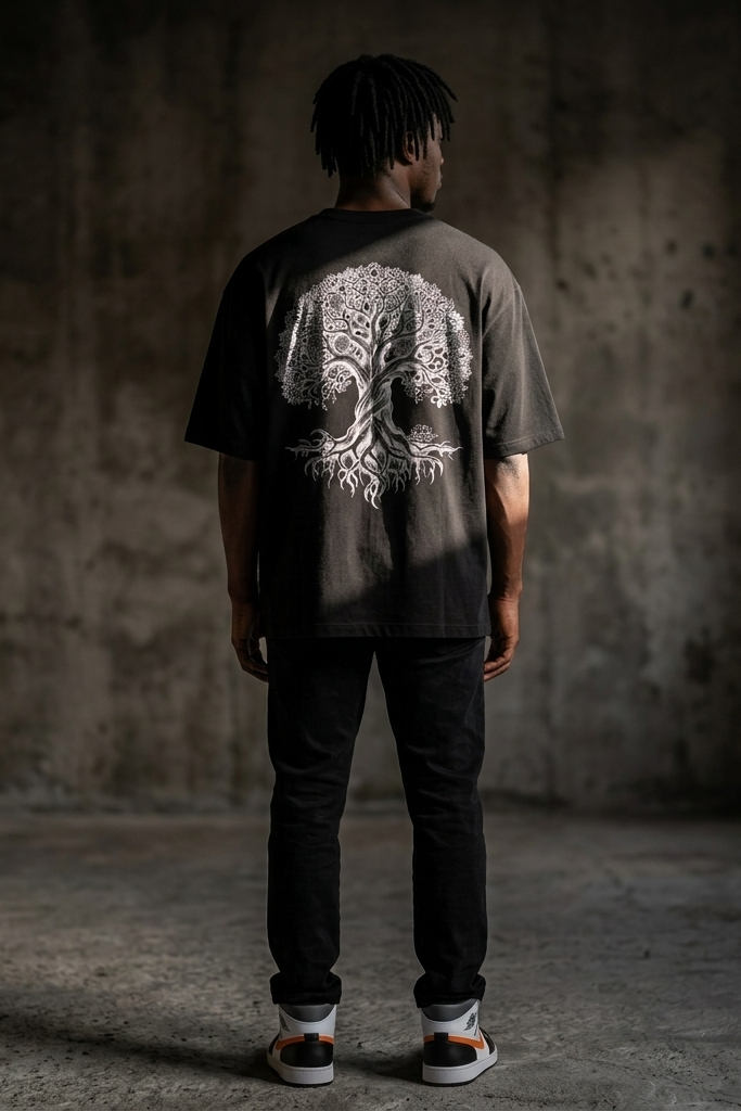 Heirloom / Black / Oversized Tee