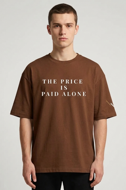 Solitude / Brown / Oversized Tee