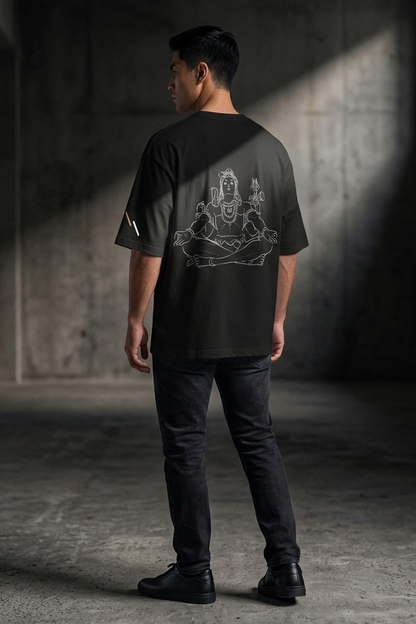 Stillness / Black / Oversized Tee