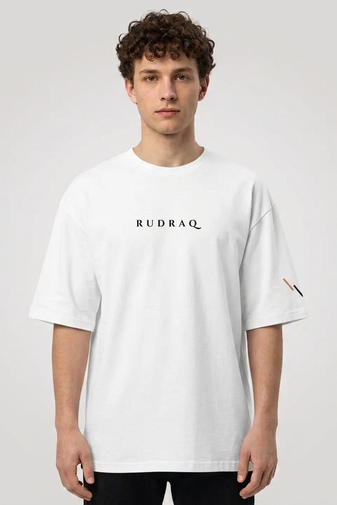 Labyrinth / White / Oversized Tee