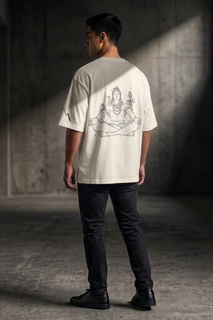 Stillness / Off-White / Oversized Tee