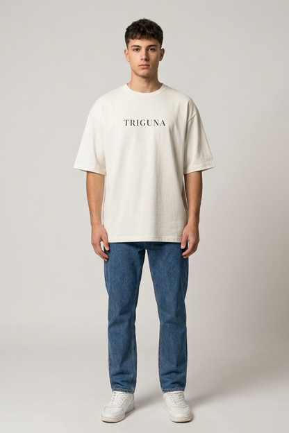 Triguna / Off-White / Oversized Tee