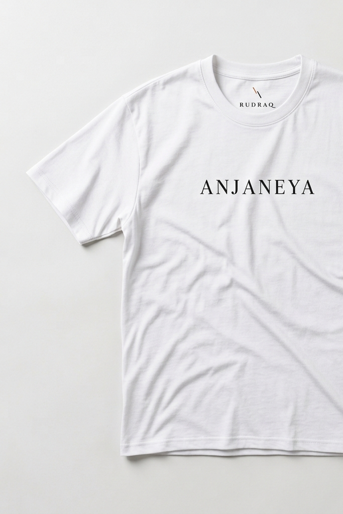 Anjaneya / White / Oversized Tee