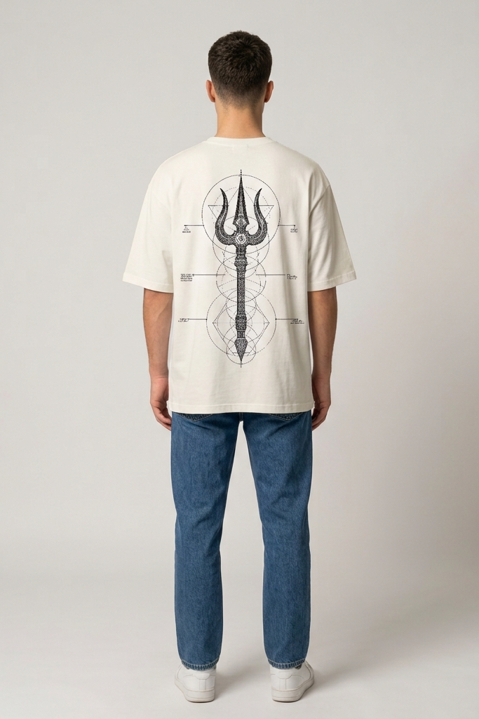 Triguna / Off-White / Oversized Tee