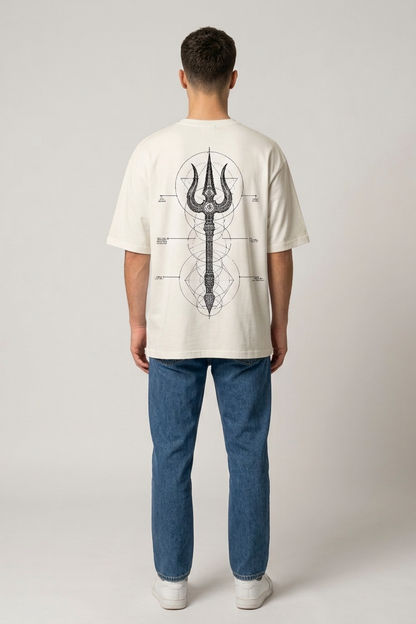 Triguna / Off-White / Oversized Tee