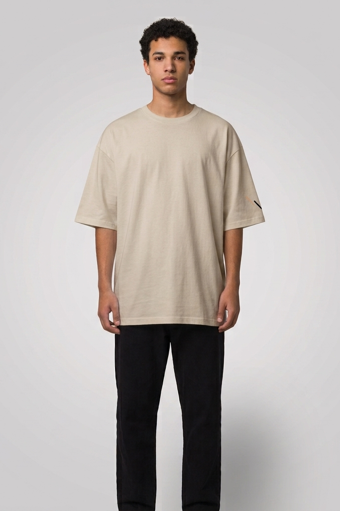 Echo / Beige / Oversized Tee