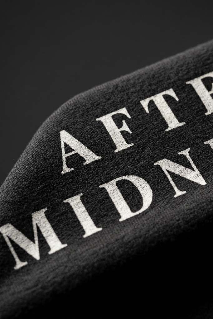 After Midnight / Black / Oversized Tee