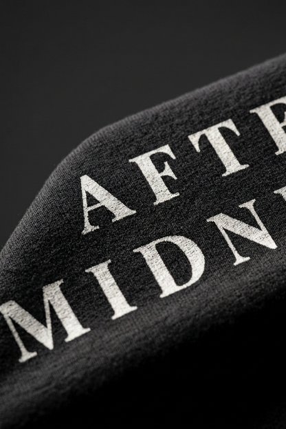After Midnight / Black / Oversized Tee