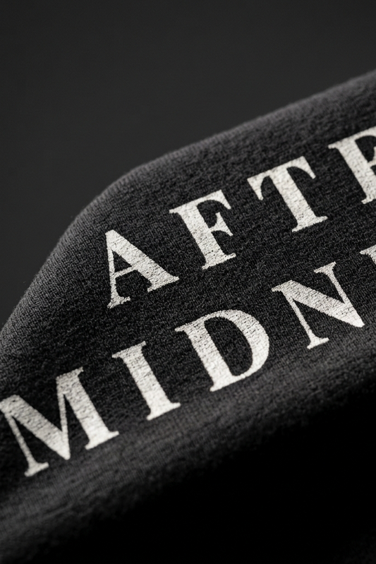 After Midnight / Black / Oversized Tee