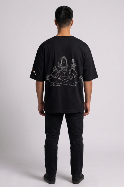 Stillness / Black / Oversized Tee
