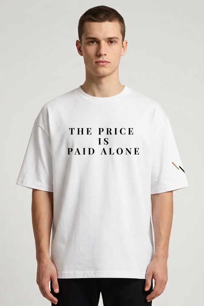 Solitude / White / Oversized Tee