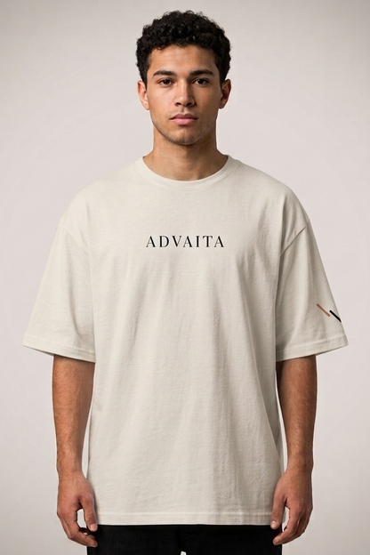 Advaita / Off-White / Oversized Tee