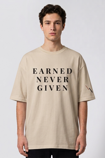 Forged / Beige / Oversized Tee