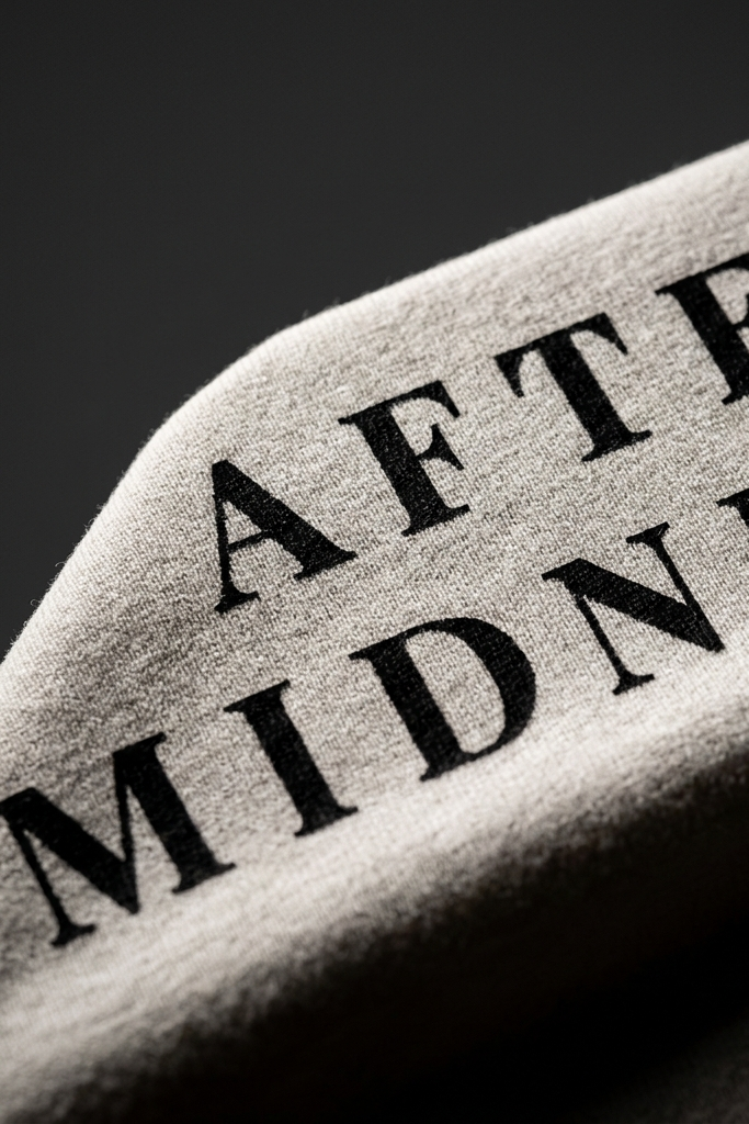 After Midnight / White / Oversized Tee