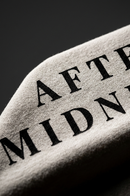 After Midnight / White / Oversized Tee