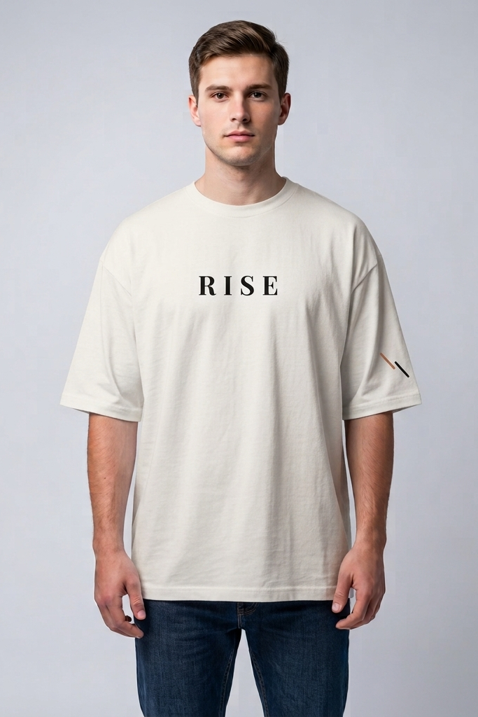 Rise / Off-White / Oversized Tee