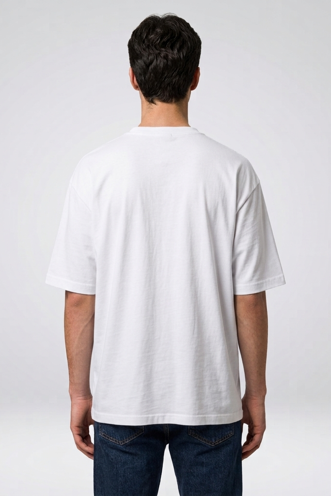 After Midnight / White / Oversized Tee